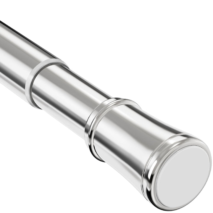 Venwemong Ausziehbare Gardinenstange, Teleskop-Fensterspannstange, ohne Bohren, Duschvorhangstange,