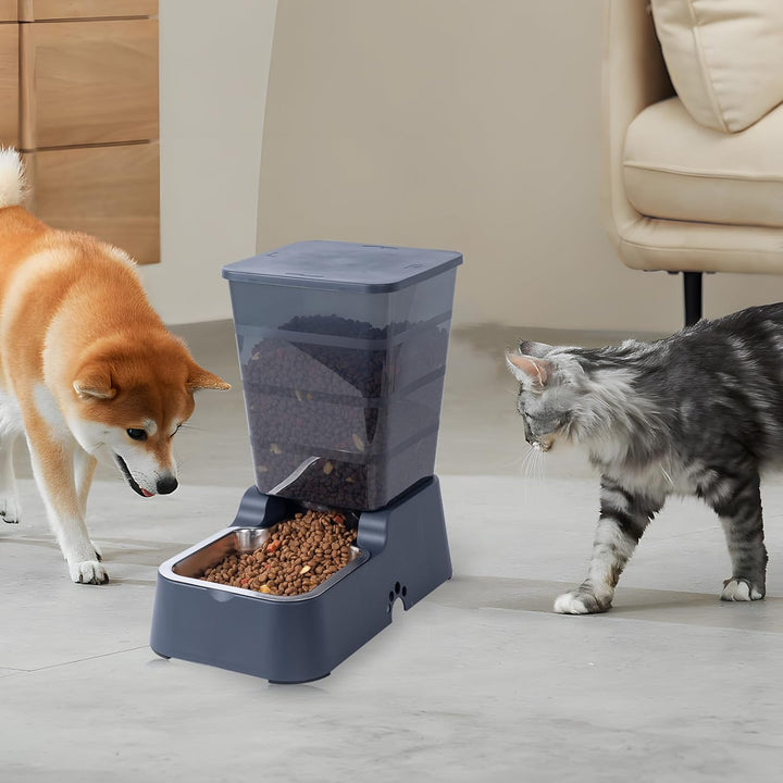 5L Automatischer Hundefutterspender und Hundewasserspender Katzenfutterspender und Katzenwasserspend