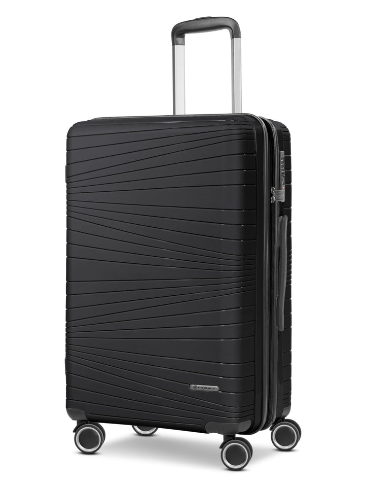 Franky Dallas 3.0 Hartschalen-Koffer gross | Reisekoffer - Trolley ausgestattet mit 4 Rollen, einem