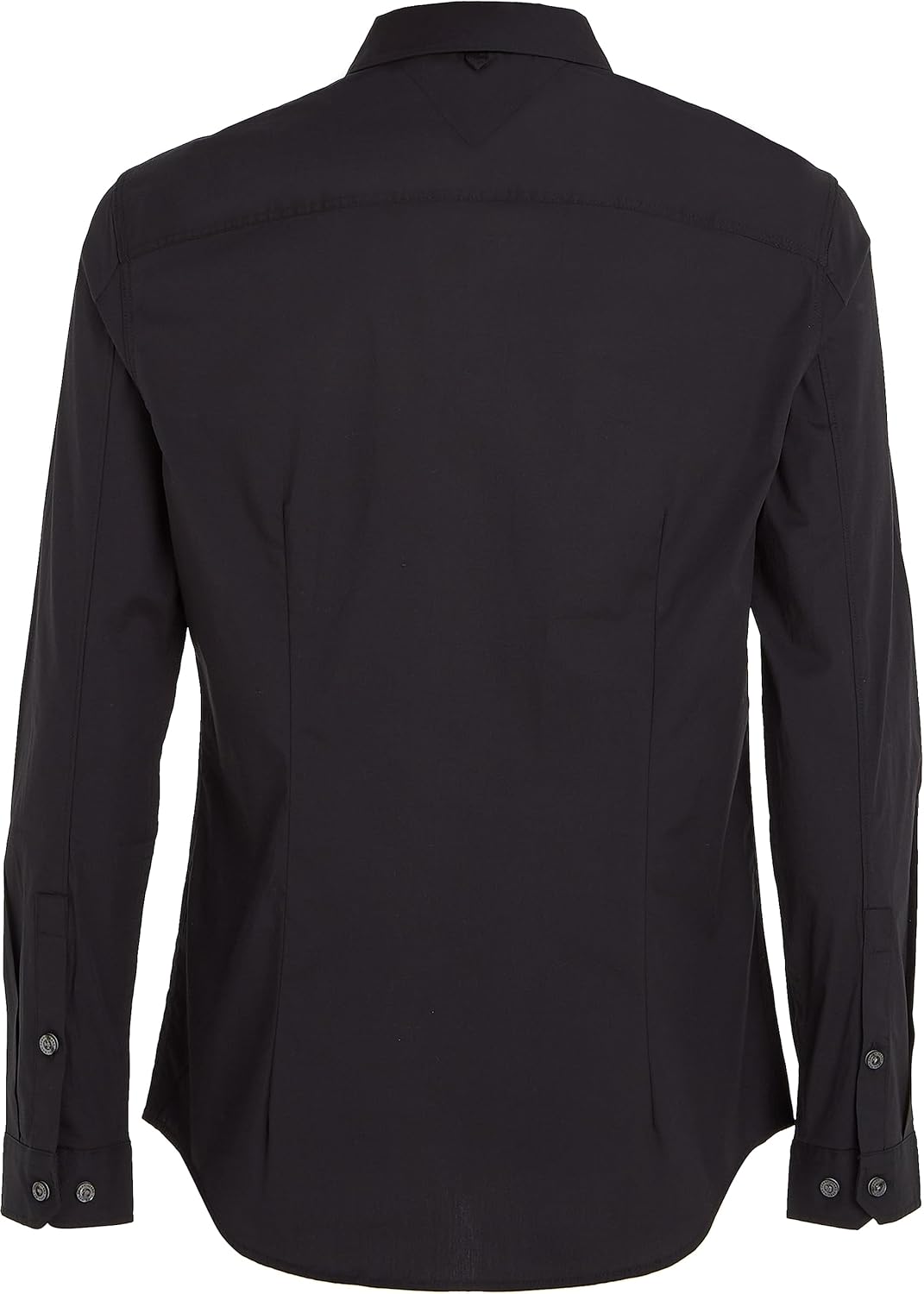 Tommy Jeans Herren Hemd Original Stretch Langarm XXS Black (Tommy Black), XXS Black (Tommy Black)