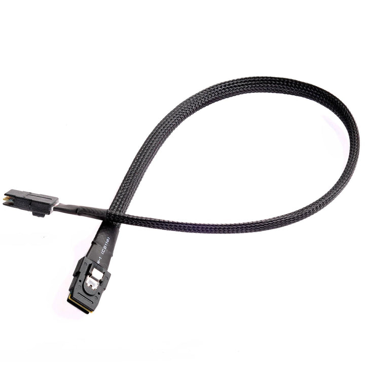 SilverStone SST-CPS02 - Internes Mini SAS Kabel mit beidseitigen 36-pin SFF8087 Steckern, 50 cm