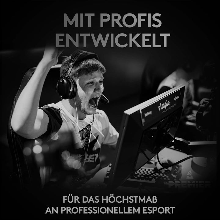 Logitech G PRO X SUPERLIGHT kabellose Gaming-Maus mit HERO 25K Sensor, Ultra-leicht mit 63g, 5 progr