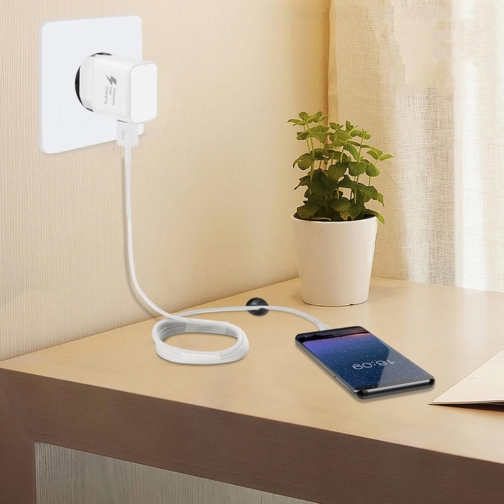 2er Pack Ladeadapter mit Schnellladefunktion (USB Typ-C) Schnellladegerät mit Original Ladekabel 1,5