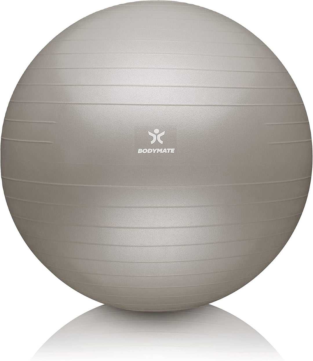 BODYMATE Gymnastikball Sitzball Trainingsball mit GRATIS E-Book inkl. Luft-Pumpe, Ball für Fitness,