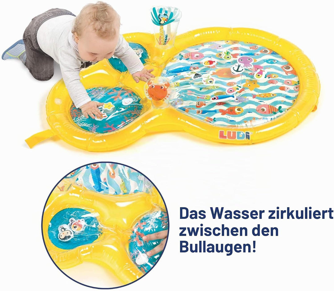 Ludi 30078 Teppich, Mehrfarbig, Large Fisch, Fisch