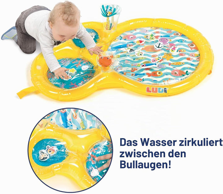 Ludi 30078 Teppich, Mehrfarbig, Large Fisch, Fisch