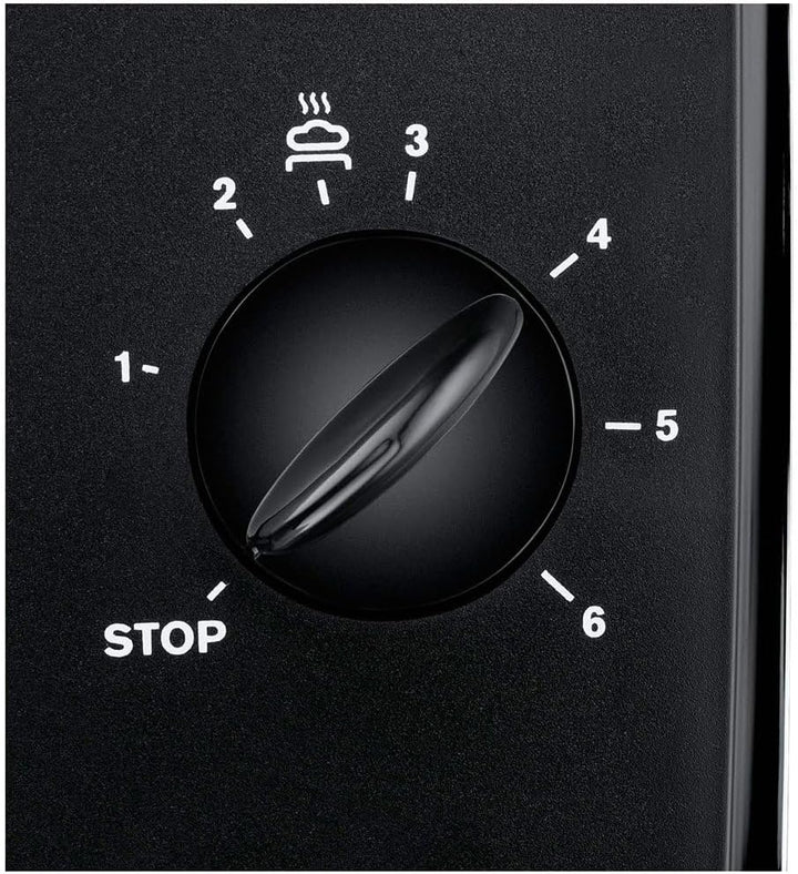 Krups Pro Aroma Toaster, 6 Toasterstufen, integrierter Brötchenwärmer, herausnehmbare Krümelschublad