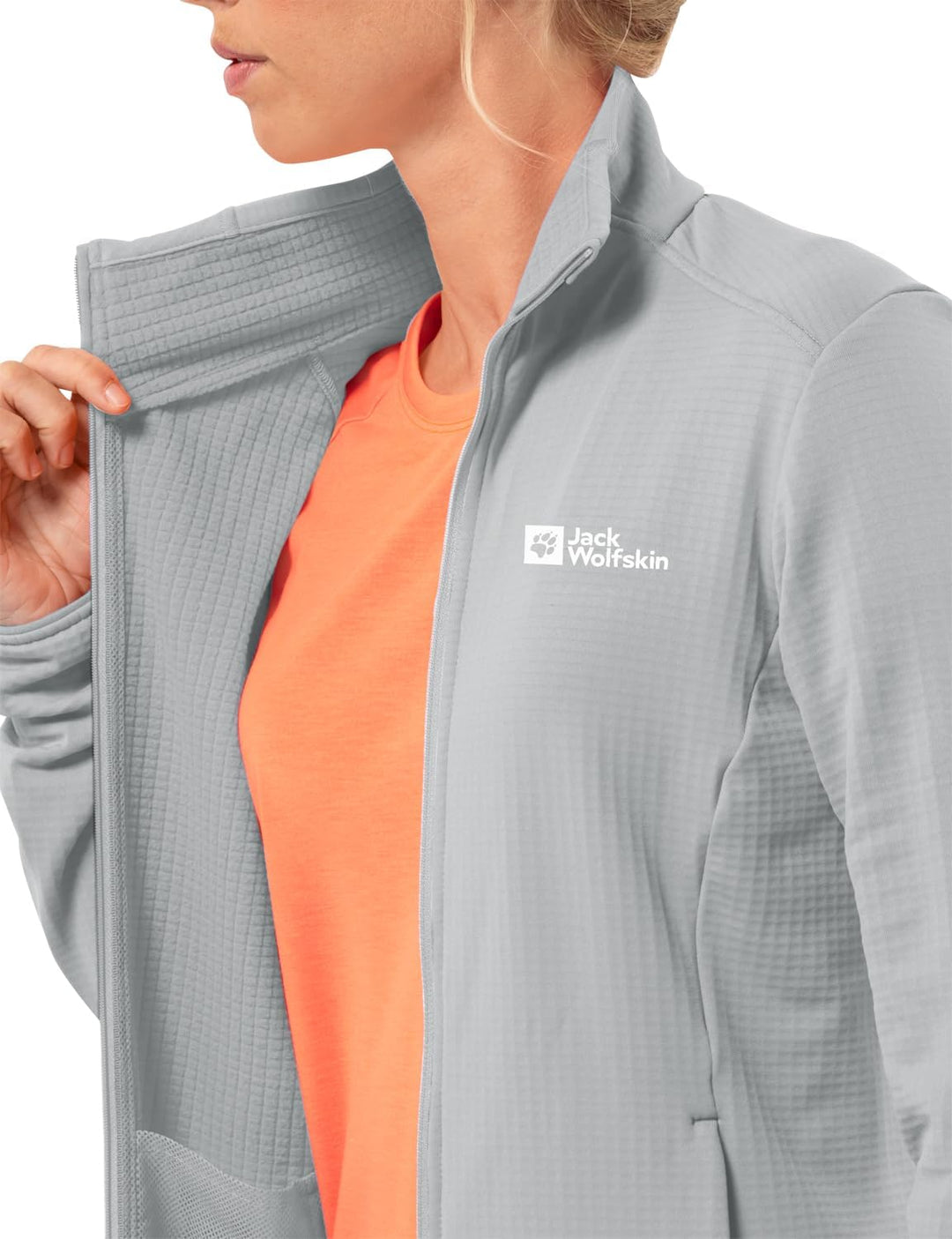 Jack Wolfskin Damen Kolbenberg Fz W Fleece-Jacke XS cool grey, XS cool grey