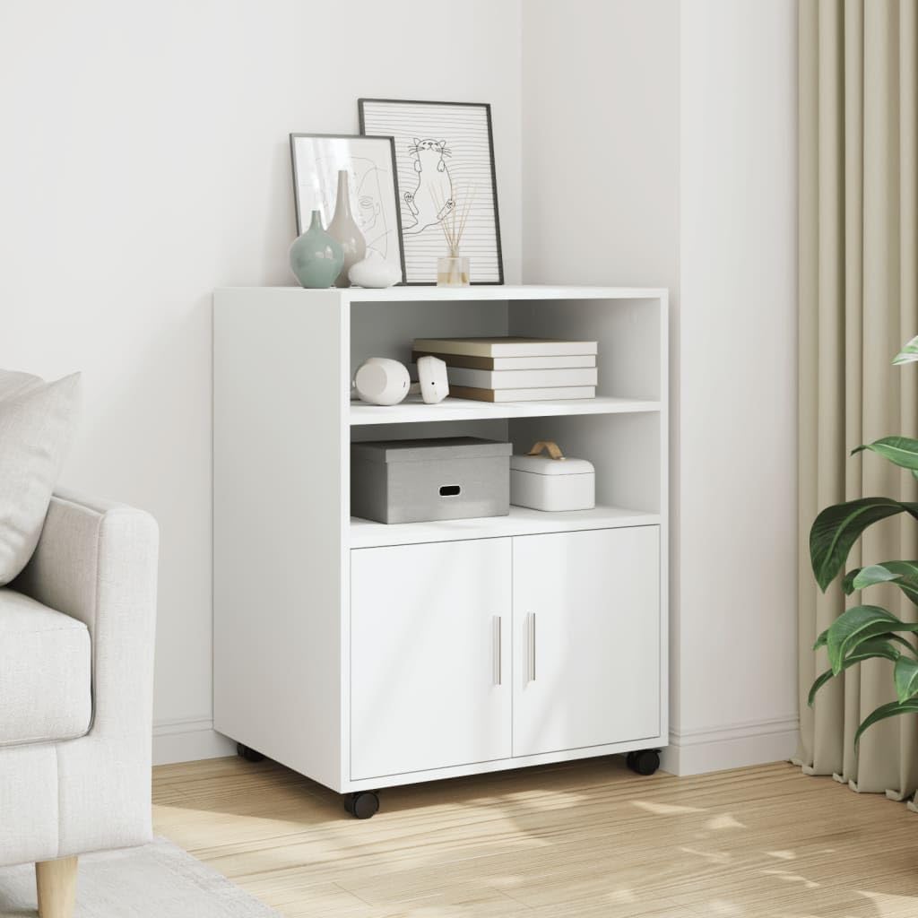 vidaXL Rollschrank, Büroschrank mit Stauraum, Aktenschrank für Wohnzimmer Büro, Bürocontainer Schran
