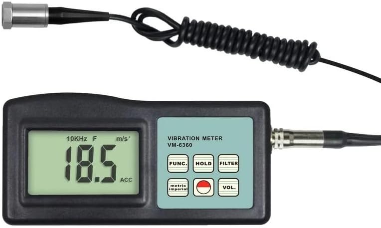 Vibrationsmessgerät Schwingungsmesser Beschleunigung Verschiebung Umdrehungszahl Geschwindigkeit VM3