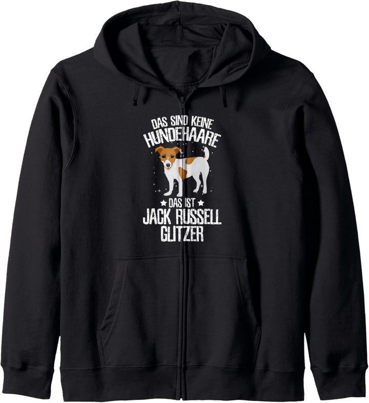 Jack Russell Terrier Gassi Lustiges Motiv Geschenk Hunde Kapuzenjacke