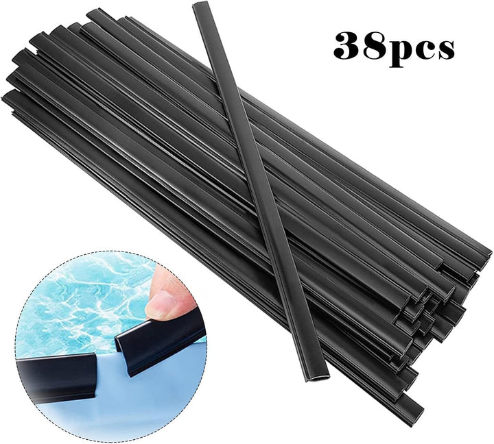 38 Stück Schwimmbad flache Abdeckstreifen, Pool-Liner Response Strip Set, flache Liner Coping Streif