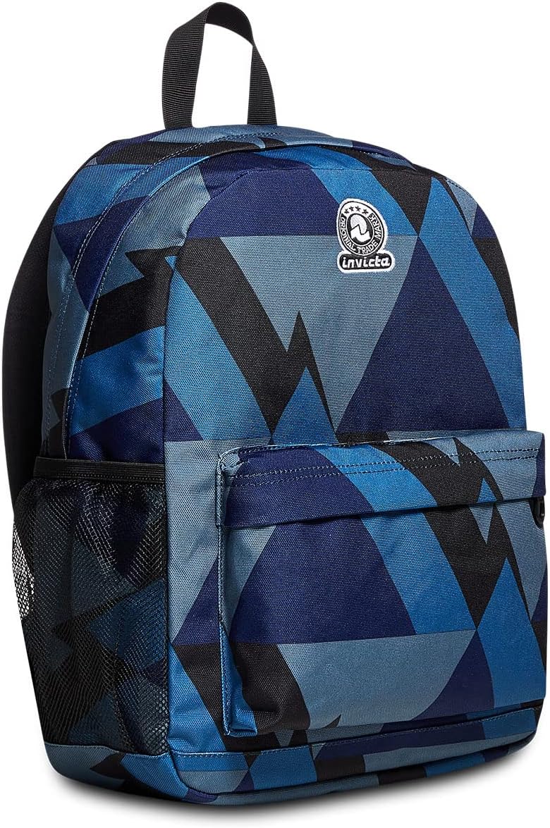 Invicta Ollie Rucksack mit einem Fach, Blue Mountain, blau, für Schule und Freizeit Dunkelblau Ii, D