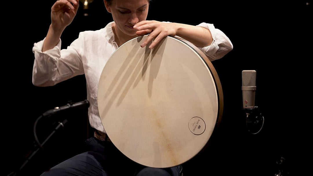 Sonic Energy 18" Klassische Handtrommel – Schamanische Rahmentrommel mit Ziegenfell – Für Meditation