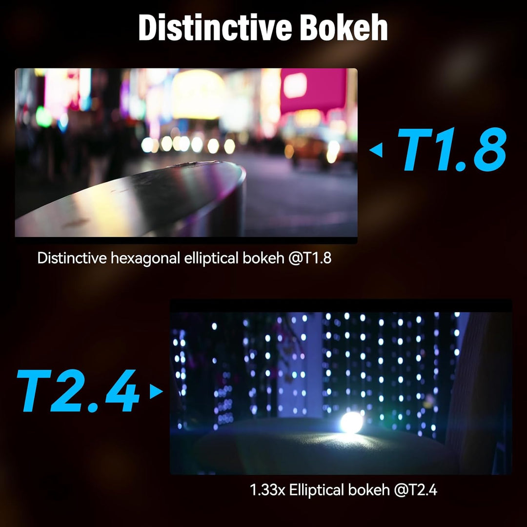 SIRUI 40mm T1.8 1.33X Anamorphotische Linse, S35 Autofokus Objektiv für E-Mount Kameras, A6500, A670