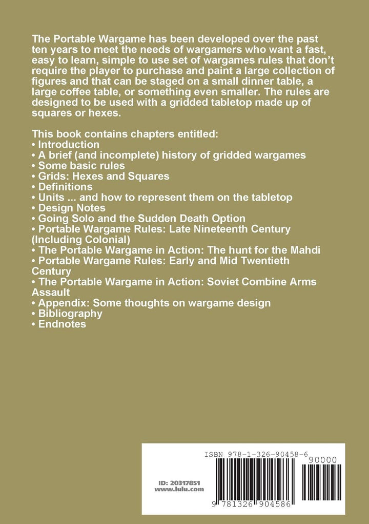 The Portable Wargame, Taschenbuch