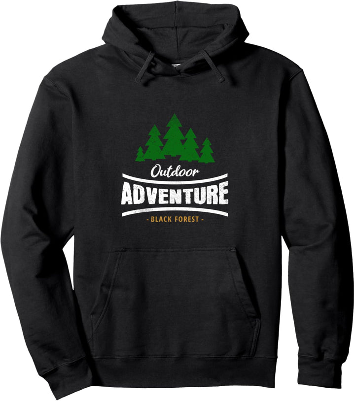 Outdoor Adventure Black Forest - Schwarzwald Bollenhut Wald Pullover Hoodie