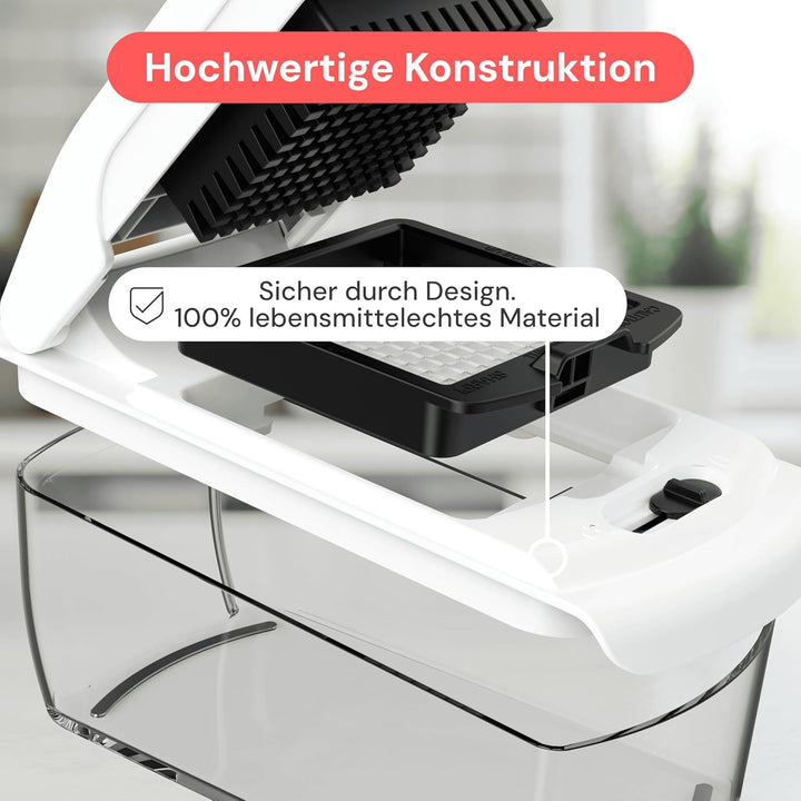Gemüseschneider Spiralschneider Gemüsehobel - Gemüse Schneider Zwiebelschneider Kartoffelschneider O
