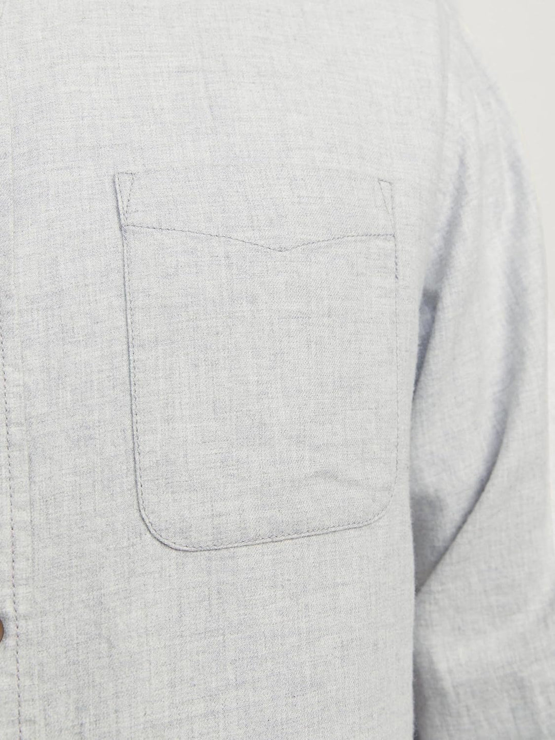 JACK & JONES Male Freizeithemd Comfort Fit Freizeithemd XS Light Grey Melange, XS Light Grey Melange