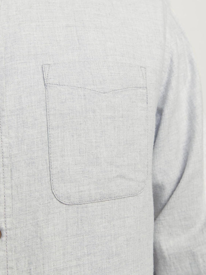 JACK & JONES Male Freizeithemd Comfort Fit Freizeithemd XS Light Grey Melange, XS Light Grey Melange