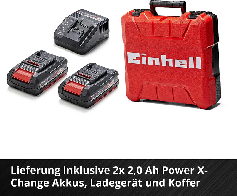 Einhell 4513940 Akku-Schlagbohrschrauber TE-CD 18/50 Li-i BL PowerX-Change(Li-Ion,18V,50Nm,10mminBet