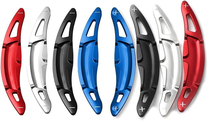 HIBEYO 2 Stücke für Porsche Lenkrad Schaltwippen Verlängerung Paddles Lenkrad für Porsche 718/918/91