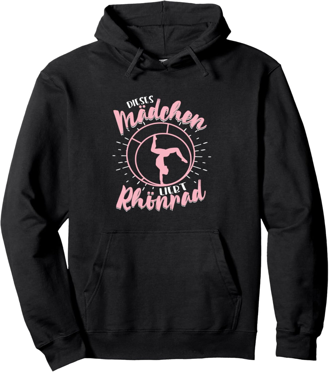 Dieses Mädchen Liebt Rhönrad Gymnastik Turnerin Radgymnastik Pullover Hoodie