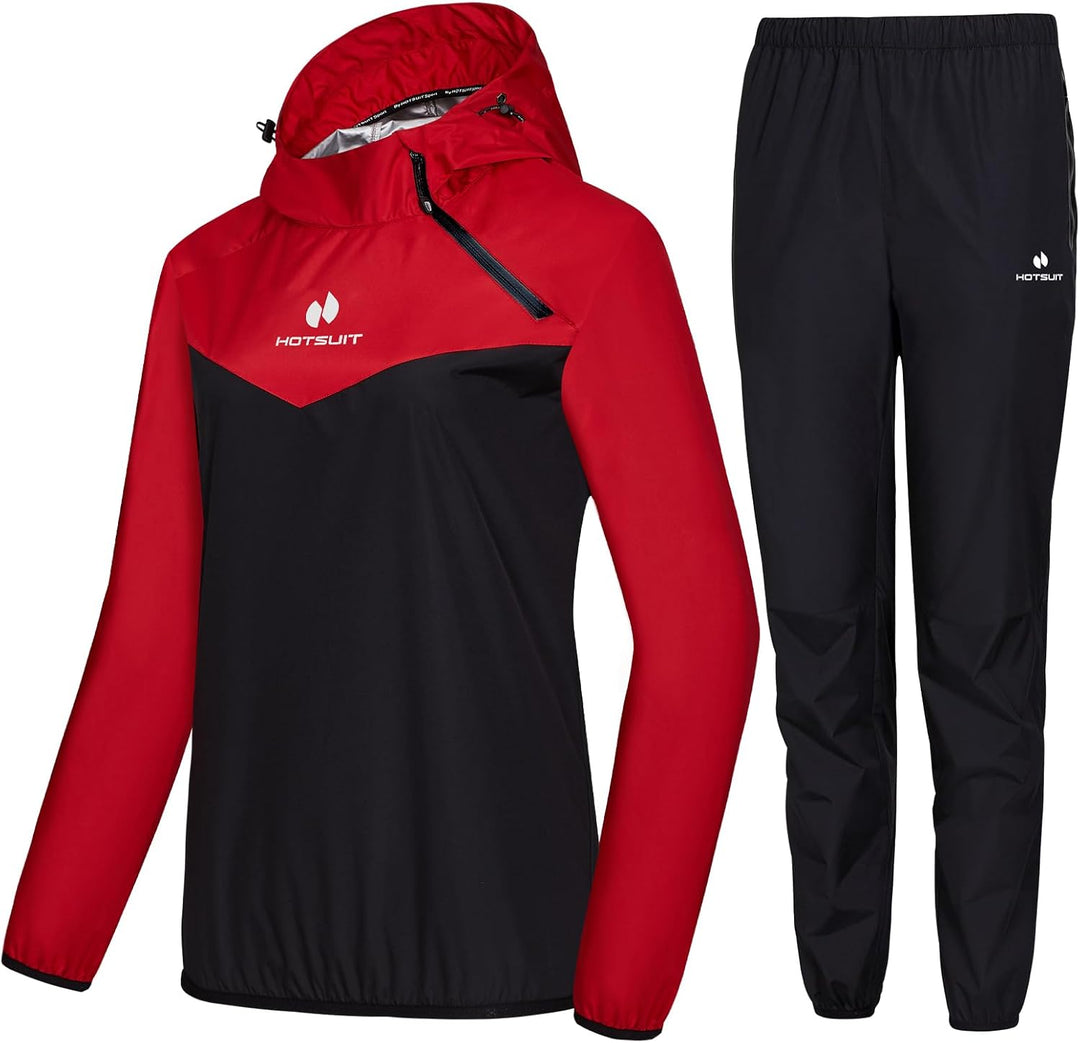 HOTSUIT Schwitzjacke/Schwitzanzug Damen Sauna Trainingsanzug Sportanzug Schwitzanzug Fitness Trainin