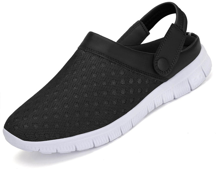 SAGUARO Sommer Clogs Herren Gartenschuhe Damen Hausschuhe Leicht Pantolette rutschfest Badelatschen