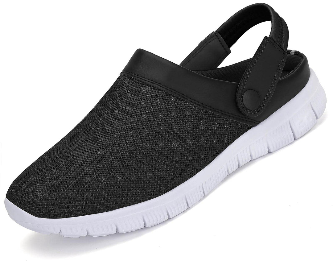 SAGUARO Sommer Clogs Herren Gartenschuhe Damen Hausschuhe Leicht Pantolette rutschfest Badelatschen