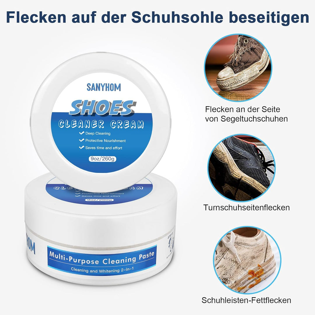 Sneaker Cleaner Set 8 in 1, Sneaker Reinigungsset für Sneaker und Schuhe, Premium Sneaker Reiniger S