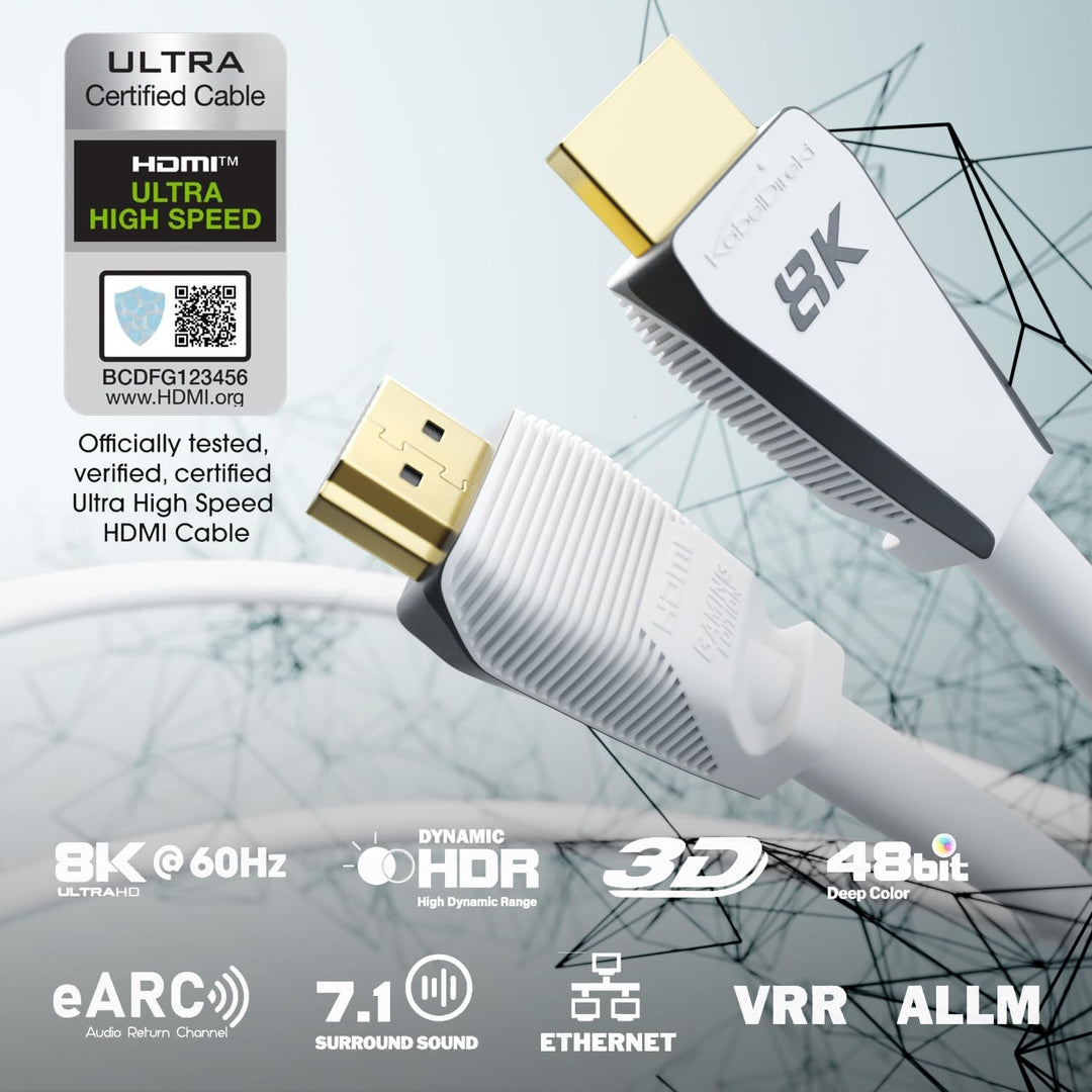 KabelDirekt – 10K &amp; 8K HDMI Kabel, HDMI 2.1 b, zertifizierte Ultra Edition für maximale Performance