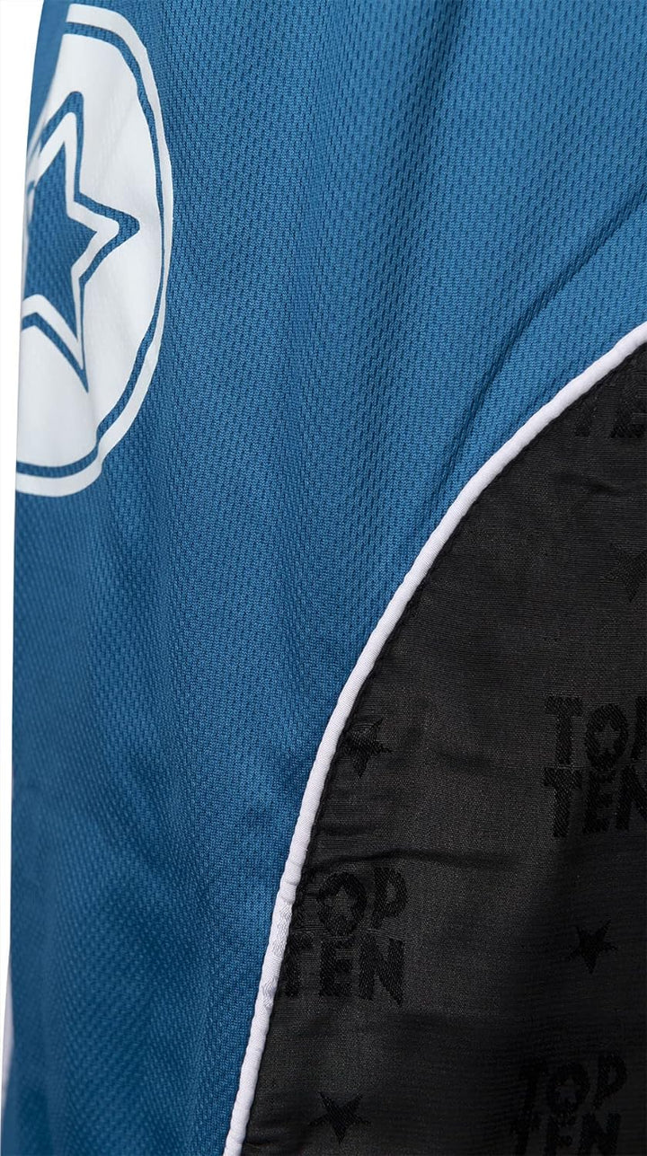 TopTen Kickboxuniform „Bow“ Schwarz - Blau - Weiss XXL, Schwarz - Blau - Weiss XXL