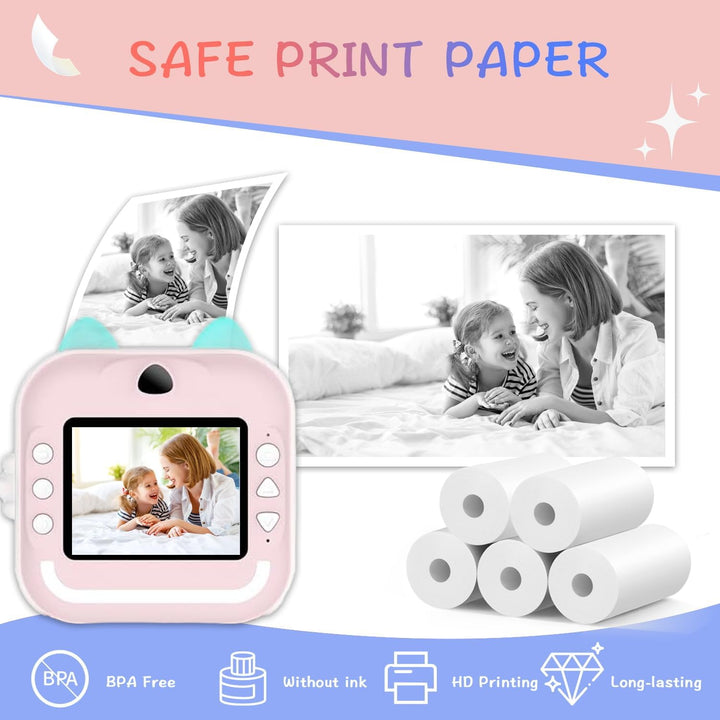 Sofortdruck Kinderkamera-Papierrolle, Nachfüllpackung, HD-Druck-Kamera-Papier-Nachfüllpackung für di