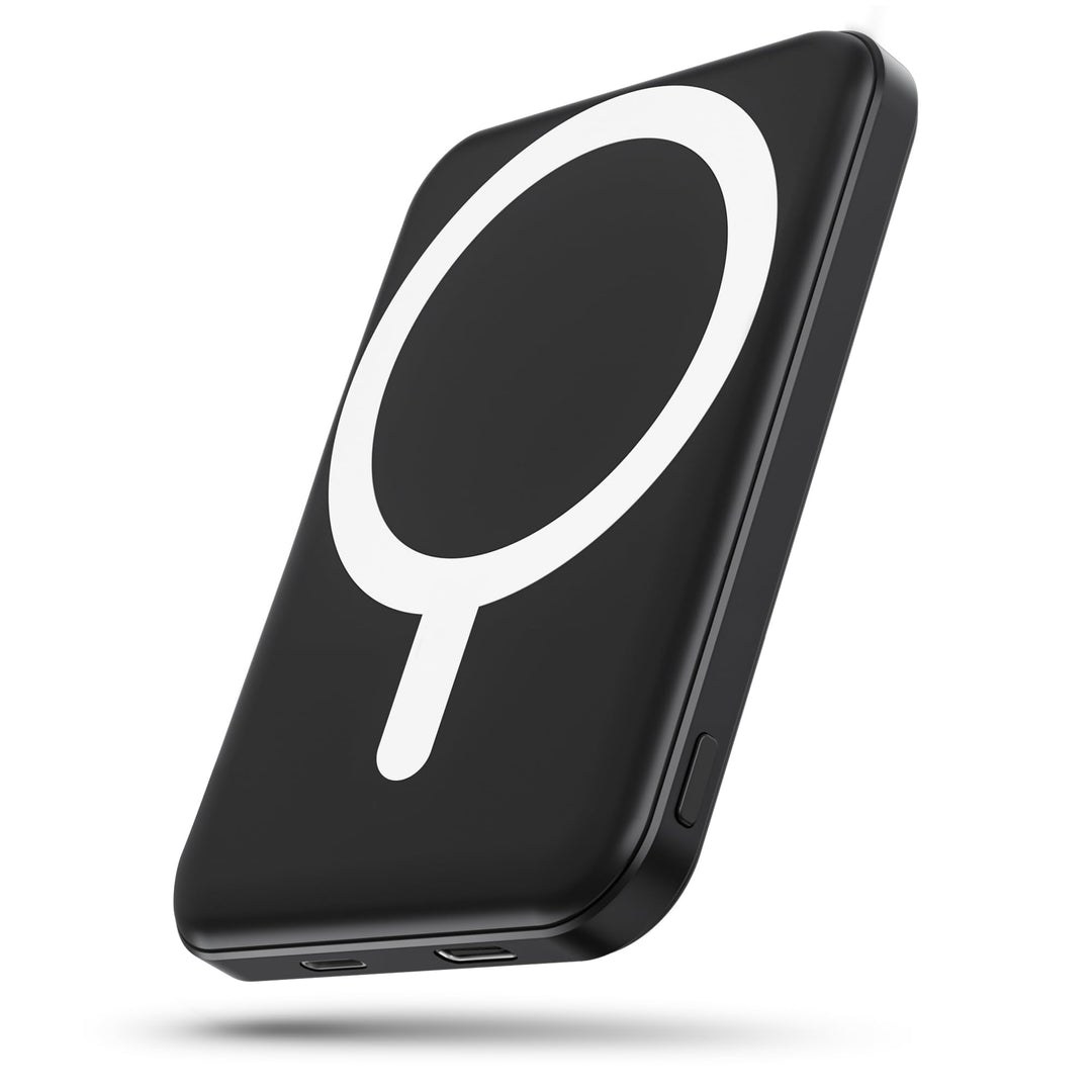 Podoru for Magsafe Powerbank iPhone 5000mAh,Powerbank mag-Safe mit Typ-C Kabel,Power Bank Magnetisch