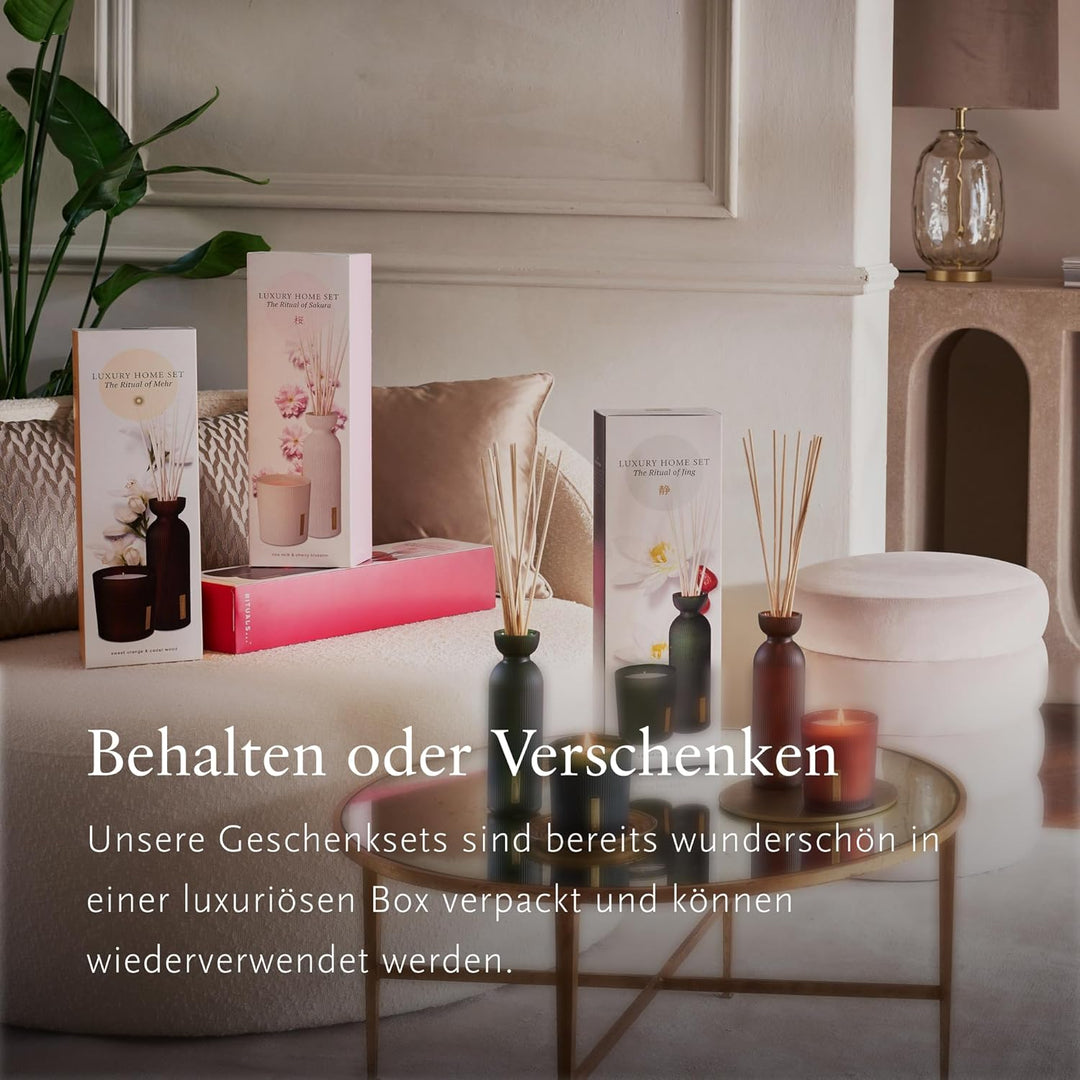 RITUALS Geschenkbox The Ritual of Ayurveda – Geschenkset mit Duftkerze und Duftstäbchen – Ausgleiche