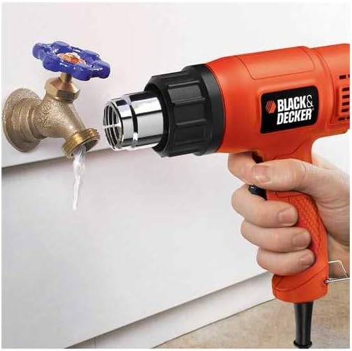 Black+Decker Heissluftgerät (1.750 W, 2 Heizstufen, Temperaturbereich zwischen 460 - 600° C, idela f
