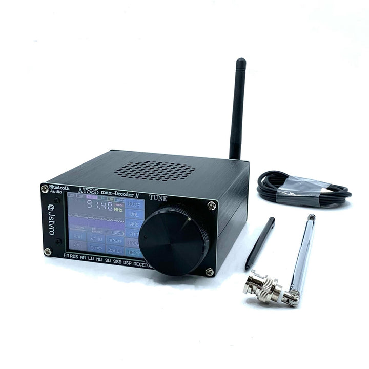 Irfora ATS-25MAX Decoder V2 2,4-Zoll-Touchscreen Tragbarer Vollband-Radioempfänger mit HAM-Frequenzm