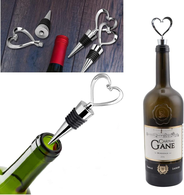 Coolty 10 Stück Flaschenverschlüsses Wein Weinverschluss Weinkorken für Wein Champagner Prosecco Bie