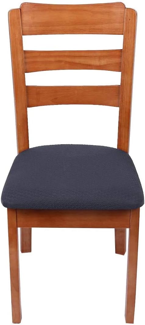 Homaxy Stretch Spandex Jacquard Esszimmerstuhl Sitzbezüge, herausnehmbarer waschbarer Anti-Staub Ess
