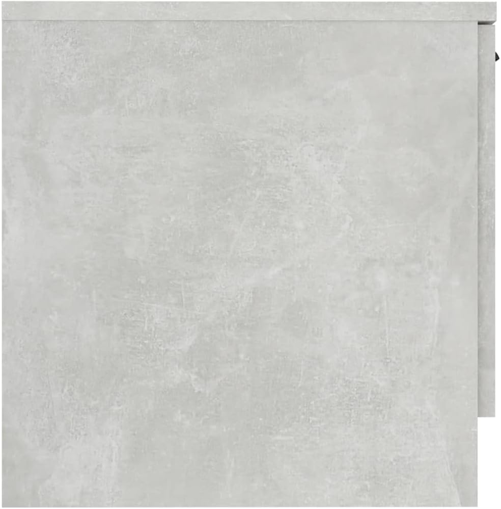 homiuse 40x39x40 cm 2 STK Nachttisch Betongrau NachtkäStchen NachtischschräNke Mini Kommode Nachttis