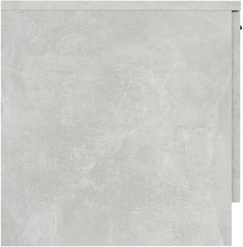 homiuse 40x39x40 cm 2 STK Nachttisch Betongrau NachtkäStchen NachtischschräNke Mini Kommode Nachttis