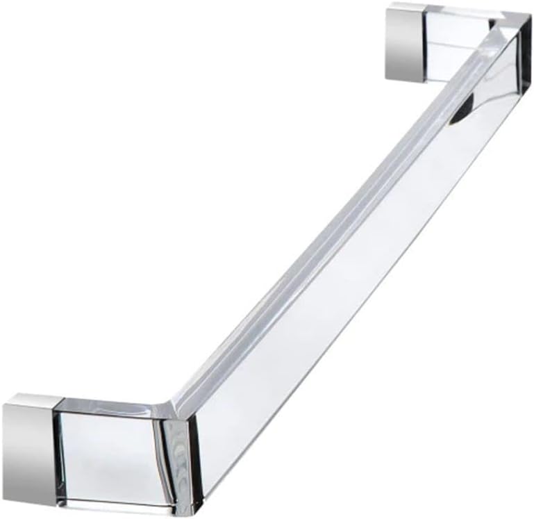 Kartell Rail Handtuchhalter, Plastik, kristall, 60 x 4 cm 60 cm Glasklar, 60 cm Glasklar