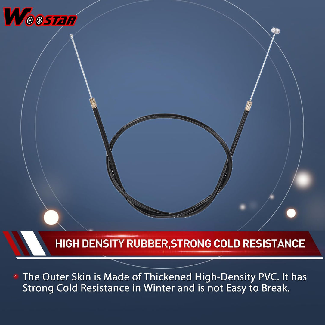 WOOSTAR 44mm Big Bore Zylinder mit Rückstossstarter mit Vergaser und Luftfilter Modifizierter Motor