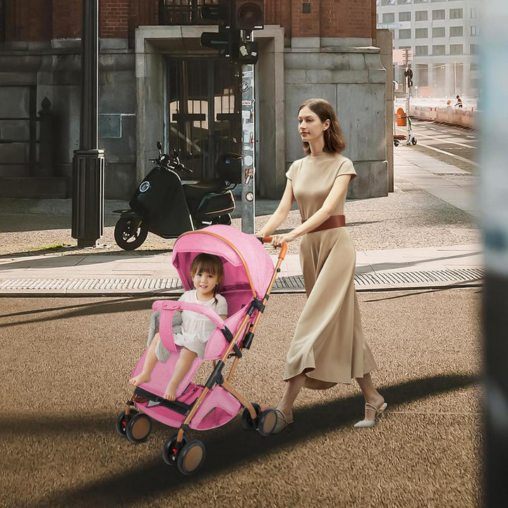 OHMG Kinderwagen, Kinderbuggy, Liegewagen, Sportwagen, Buggy, Zusammenklappen, Breite und tiefe Sitz