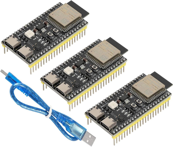 DUBEUYEW 3PCS ESP32-S3 ESP32-S3-DevKitC-1 N16R8 WiFi-Modul + 5.0 Bluetooth Internet Development Boar