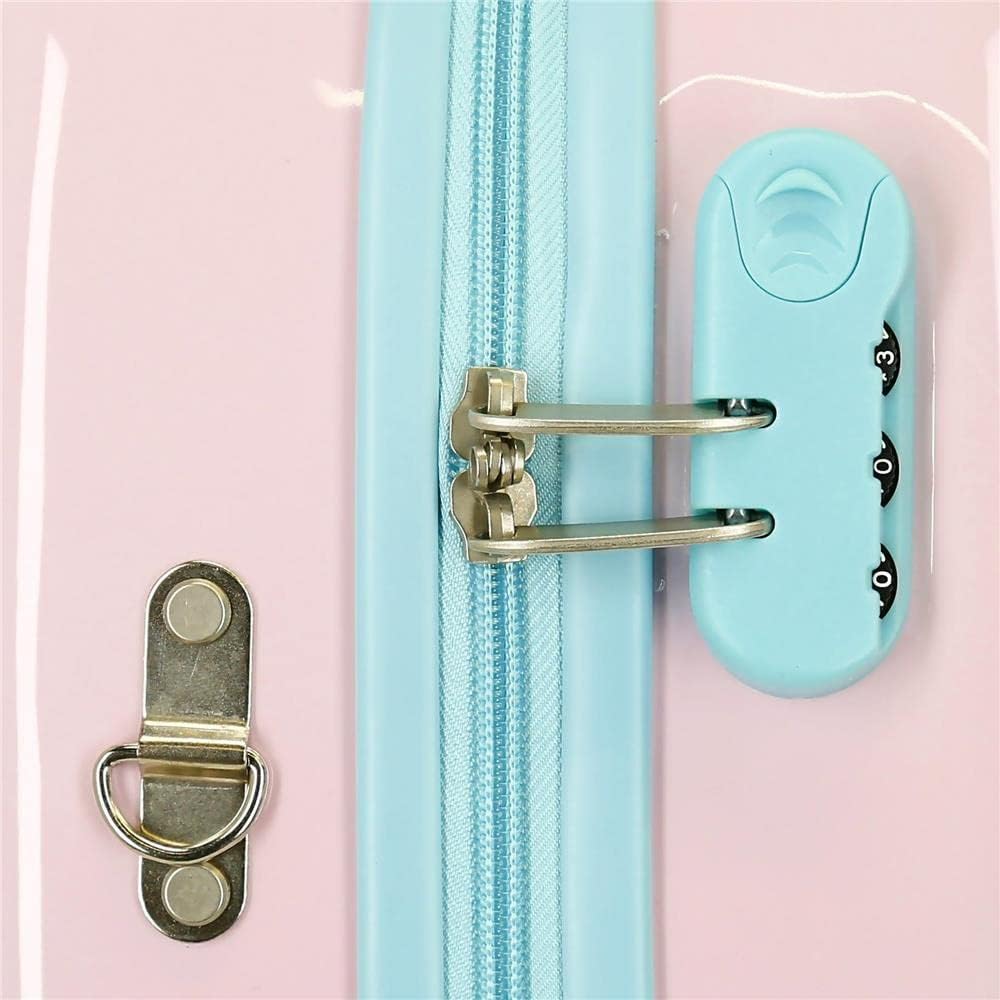 Disney Minnie Florals Kinderkoffer, Rosa, 50 x 38 x 20 cm, starr, ABS-Kombinationsverschluss, 34 l,