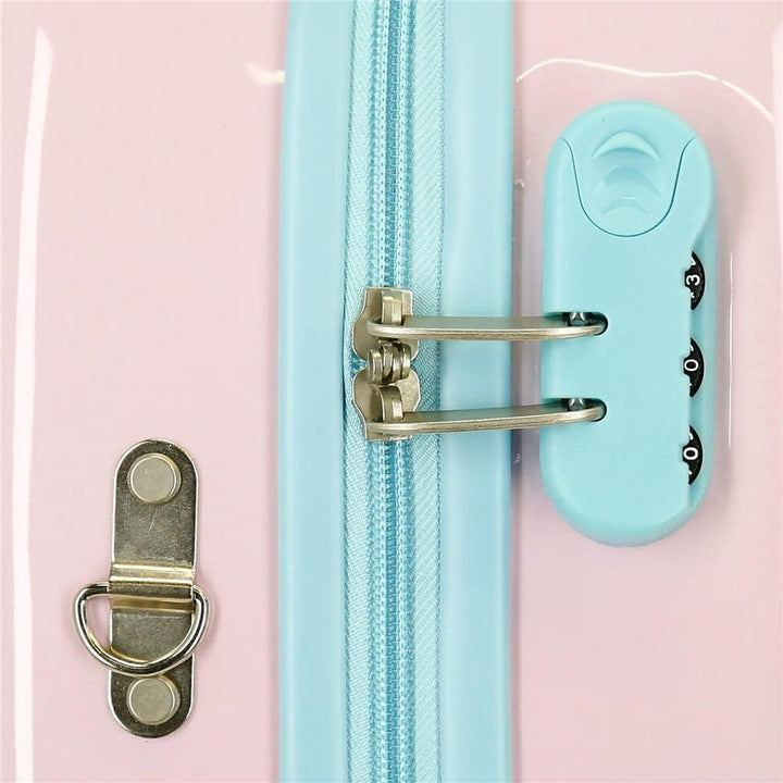 Disney Minnie Florals Kinderkoffer, Rosa, 50 x 38 x 20 cm, starr, ABS-Kombinationsverschluss, 34 l,