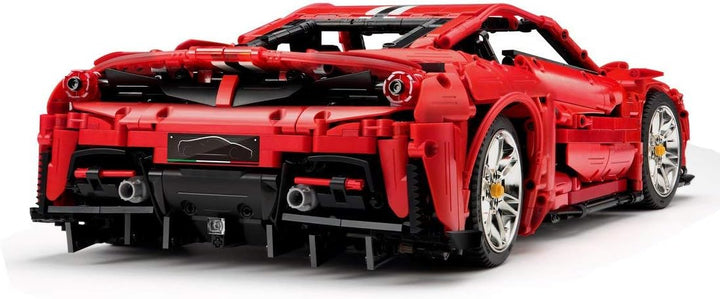 Italian Super Car 1:8, rot, 8-Zylinder, 3187 Teile (ferngesteuert, mit LED Licht, PRO-Motoren), C610