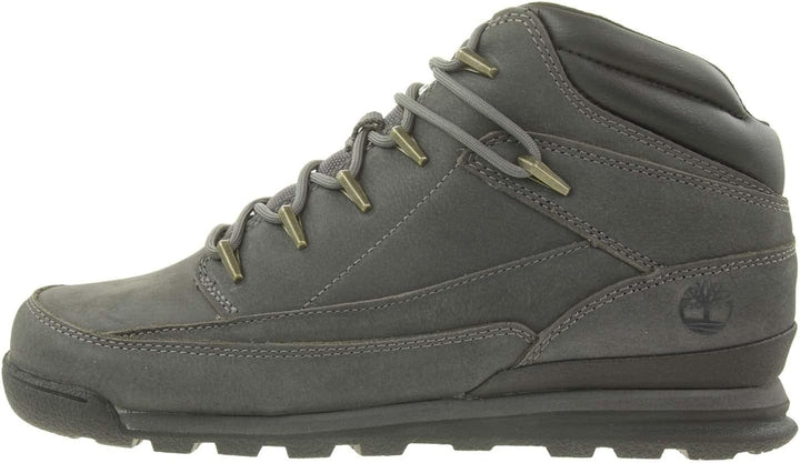 Timberland Euro Rock Mid Hiker Herren Boots Wanderschuhe TB 0A2H5A Braun 44 EU Dark Grey Nubuck, 44